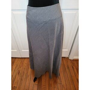 East 5th Gray A Line Midi Skirt Full Riding Skirt 16 Old Money Academia English